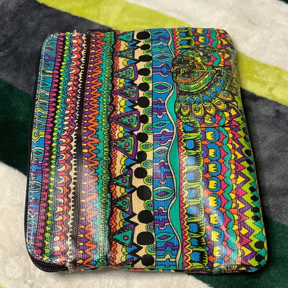 Sakroots Multicolor Patterned Cosmetic Pouch - image 8